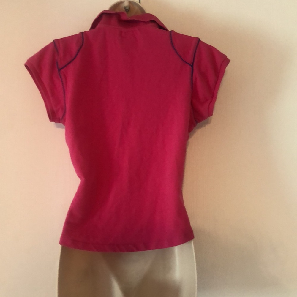 Woman’s spring pink Y2k U.S Polo collar tee shirt shirt - Picture 10 of 13